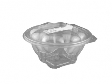 Salatschale Klappschalen 375 g PET rund mit Deckel (300 Stk.)