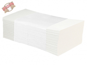 Papierhandtücher Handtuchpapier 2-lagig weiß Tissue ZZ-Falz (3200 Stk.)