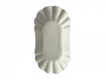 Pappschale Pommesschale 10x19 x 3 cm KU 1 (250 Stk.)