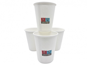 Coffee to Go Becher Pappbecher 200 ml 8 oz weiß (50 Stk.)