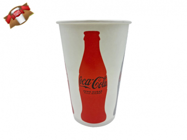 Pappbecher 0,4 l. Coca Cola light zero (100 Stk.)