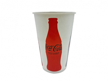 Pappbecher 0,4 l. Coca Cola light zero (100 Stk.)