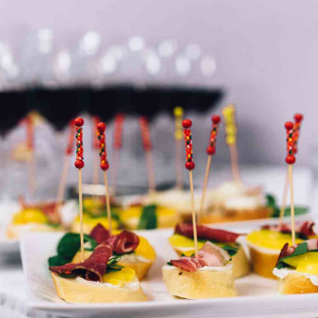 Preview: Bambus Fingerfood Spieße Picker KORDEL (100 Stk.)