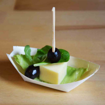 Bambus Fingerfood Spieße GABEL 9 cm (100 Stk.)