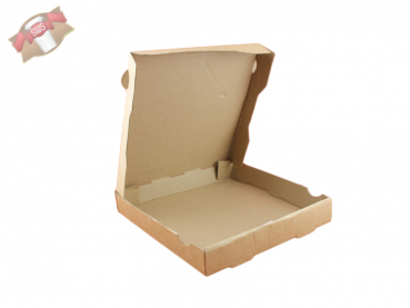 Pizzakarton Pizzabox Pizzaschachtel 30 cm braun (100 Stk.)