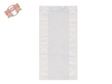 Papierfaltenbeutel Bäckerfaltenbeutel weiß 13+7x28 cm (1.000 Stk.)