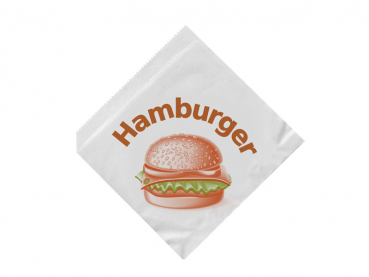 Hamburgertüten Hamburgerbeutel Papiertüten 16x16 cm (500 Stk.)