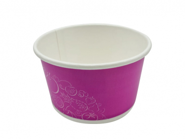 Eisbecher Hartpapierbecher 4 oz 100 / 120 ml pink (50 Stk.)
