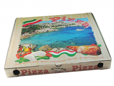 Pizzakarton 46x46x5 cm Pizzaschachtel Pizzabox (100 Stk.)