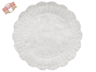 Plattenpapier Tortenunterlage Ø 32 cm weiß (500 Stk.)
