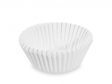 Gebäckkapseln Muffinförmchen weiß Ø 45x25 mm (1000 Stk.)