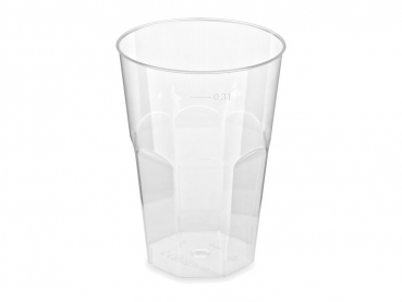 Cocktailgläser Glas Trinkbecher Trinkglas Becher Cocktailglas 0,3 l Ø 80 x H 110 mm (30 Stk.)