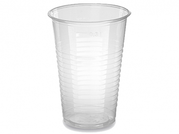 Trinkbecher klar 0,3 l Ø 78 mm Ø PP (100 Stk.)