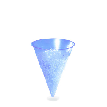 Wasserbecher Blue Cone | PP | 115 ml | Ø 70 x 96 mm | Spitzbecher (1000 Stk.)