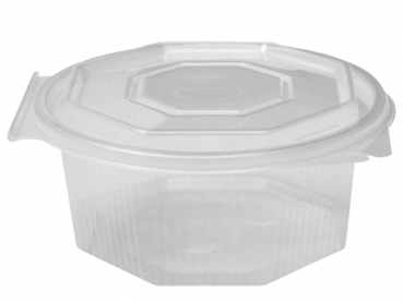 Haushaltsbox Salatschale Achteckbecher 500 ml (50 Stk.)