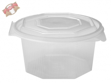 Haushaltsbox Salatbox Achteckschale 1000 ml (50 Stk.)
