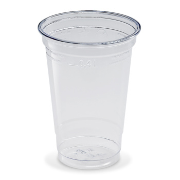 Clear Cup Becher | PET | 400 ml (16 oz) | Ø 95 mm | klar (50 Stk.)