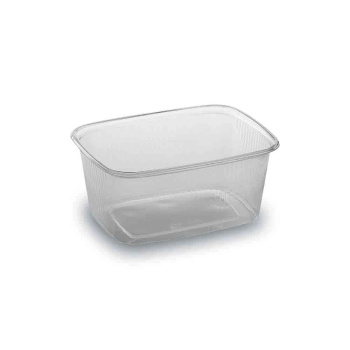 Rechteckbecher 250 ml klar PP (100 Stk.)