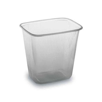 Rechteckbecher Verpackugnsbecher 500 ml klar (100 Stk.)