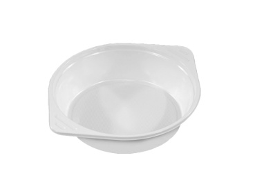 Suppenterrine Suppenschale mit Griffen PP weiß 500 ml (100 Stk.)