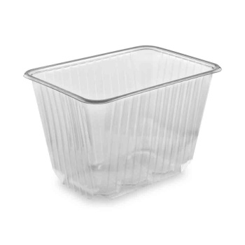 Rechteckschale Unibox 2000 ml klar PP (50 Stk.)