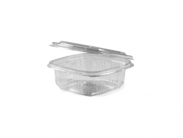 Klappschale Salatschale mit Deckel PET 375 ml (50 Stk.)