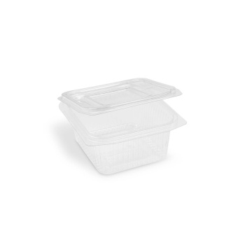 Klappschale Salatschale mit Deckel PET 500 ml (50 Stk.)