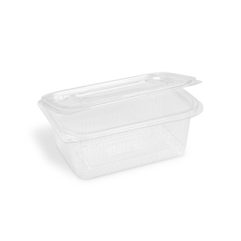 Klappschale Salatschale mit Deckel RPET 1000 ml (50 Stk.)