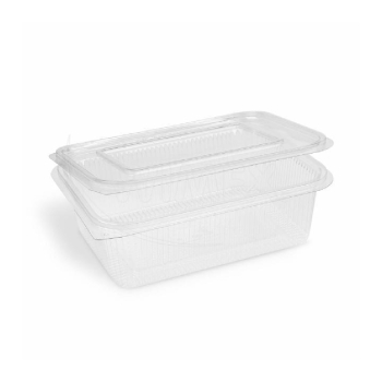 Klappschale Salatschale mit Deckel PET 1500 ml (50 Stk.)