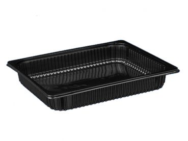 Servierschale Schale 1/2 GN schwarz (24 Stk.)
