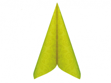 Airlaid Servietten Premium DEKOR R 40x40 cm gelbgrün (800 Stk.)