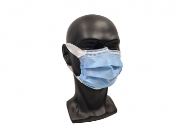 3-lagig Mundschutz Maske für Kinder Gesichtsmaske Hygienemaske Einweg blau (25 Stk.)