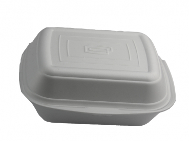 Menübox Transportbox Snackbox 185x155x75 mm weiß (125 Stk.)