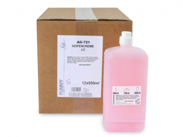 CW Kartusche Seifencreme rosa 950 ml ohne Mineralöle & Parabene  (12 Kartuschen)