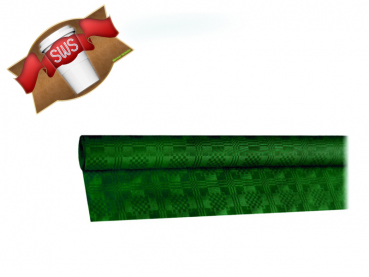 Titu Damasttischtuch gerollt 8 m x 120 cm dunkelgrün (1 Stk.)