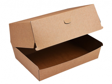 Burgerbox Plus (PAP) fettdicht kraft 19,5 x 13,5 x 10 cm (50 Stk.)