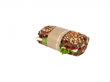 Snack Banderole braun 30x4 cm Kraftoptik (2500 Stk.)