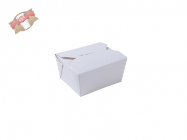 Karton Box Verpackungsbox 600 ml weiß (500 Stk.)