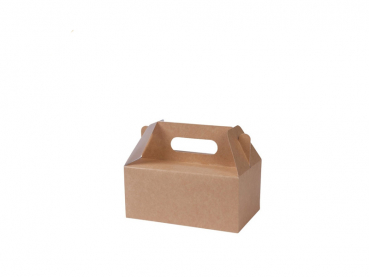 Bio Lunch Boxen Food to go Boxen braun 21,5x15x11,5 cm (100 Stk.)