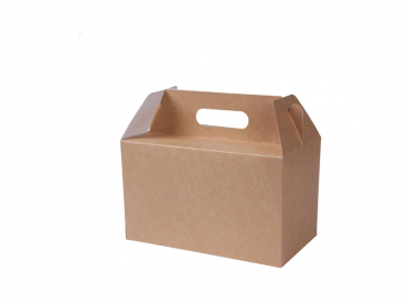 Bio Lunch Boxen Food to go Boxen braun 25x15x15 cm (75 Stk.)