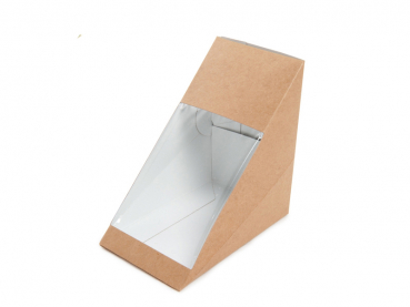 Bio Sandwichbox braun Gr. L (600 Stk.)