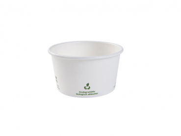 Bio Universalbecher 300 ml | Kompostierbar | Mit Icons (1000 Stk.)