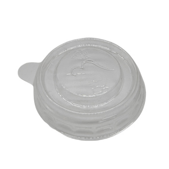 PET-Deckel für Soßenbecher & Dipbecher | Ø 40 mm | klar | flach (1000 Stk.)