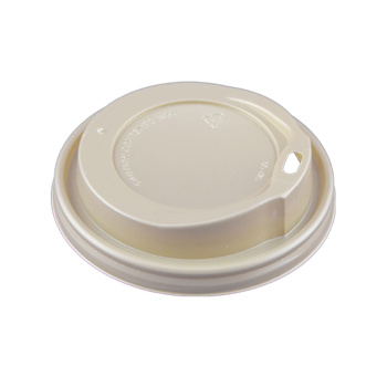 Coffee-to-go-Deckel | Ø 80 mm | PS | gold | mit Trinköffnung (100 Stk.)