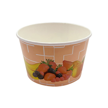 Eisbecher | 340 ml | Ø 101 x 63 mm | Neutralmotiv „Früchte lachs/rosa“ (50 Stk.)