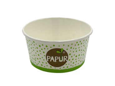 Becher Papiereisbecher Eisbecher 100 ml Ø 68 x 42 mm PAPUR Druck (50 Stk.)