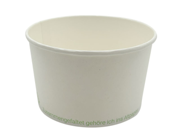 Becher Papiereisbecher Eisbecher 260 ml Ø 90 x 55 mm Papurbecher (1200 Stk.)