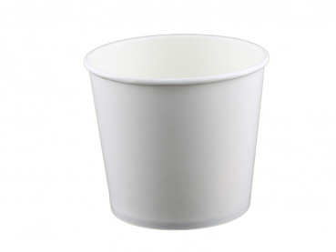 Becher 1100 ml  132/115 weiß Hartpapierbecher PE-beschichtet (660 Stk.)