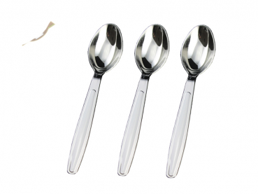 Löffel metallisiert Einweglöffel 180 mm (1000 Stk.)