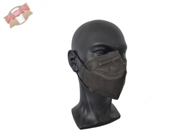 FFP2 Atemschutzmaske PROTECT, Form=Standard, schwarz (10 Stück)